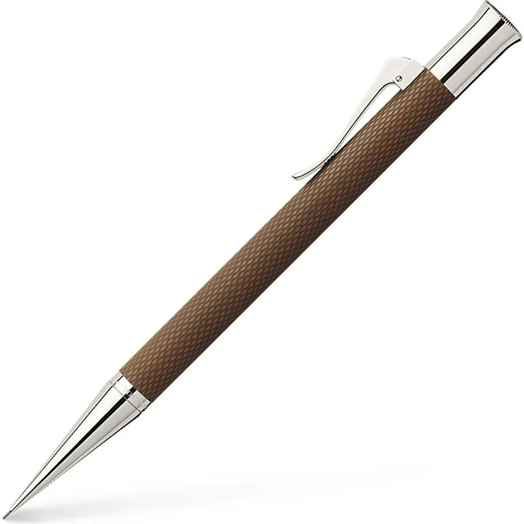 Graf von Faber-Castell Drehbleistift Guilloche Cognac