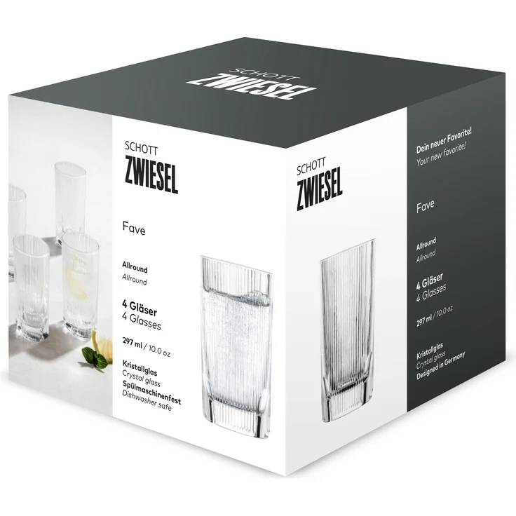 SCHOTT ZWIESEL Trinkkglas "Fave" 4er Set – Bild 1