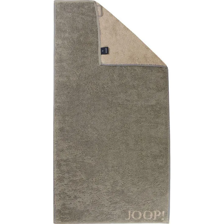JOOP! Handtuch JOOP! Handtuchserie Classic Doubleface 1600-70 graphit, 100% Baumwolle