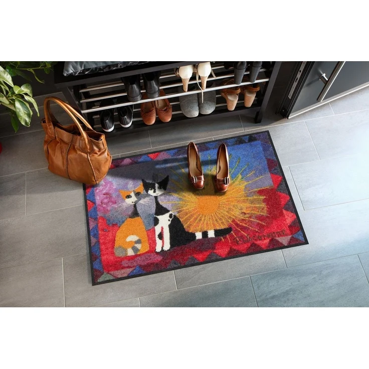 Salonloewe Fußmatte Salonloewe NOI DUE Fußmatte Wohnmatte Rosina Wachtmeister 50 x 75 cm, rechteckig, Höhe: 7 mm, In- und Outdoor, waschbar bei 40° Grad in der Waschmaschine und trocknergeeignet – Bild 2
