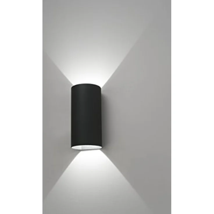 Faro Barcelona 70828 BRUC Wandleuchte, LED Dunkelgrau, 2 x 6 W, 3000 K, Maße 12 x 10 x 24 cm – Bild 4