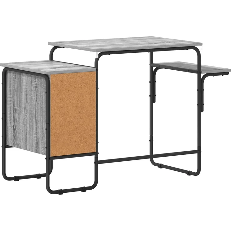 vidaXL Schreibtisch mit Stauraum Sonoma-Grau 120 x 50 x 75 cm 8007999 – Bild 6