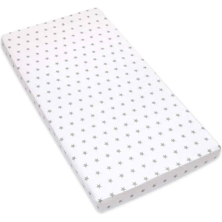 Amilian Spannbettlaken Spannbetttuch für Babybett Kinderbett Baby 100% Baumwolle 120x60 cm, Gummizug: an den Ecken, in vielen Mustern erhältlich