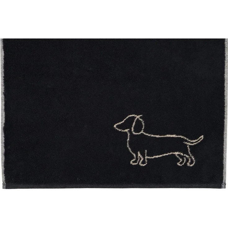 Cawö Handtuch Cawö Gästetuch, Handtuch oder Duschtuch We love Dogs Dackel 6248, 100% Baumwolle – Bild 2