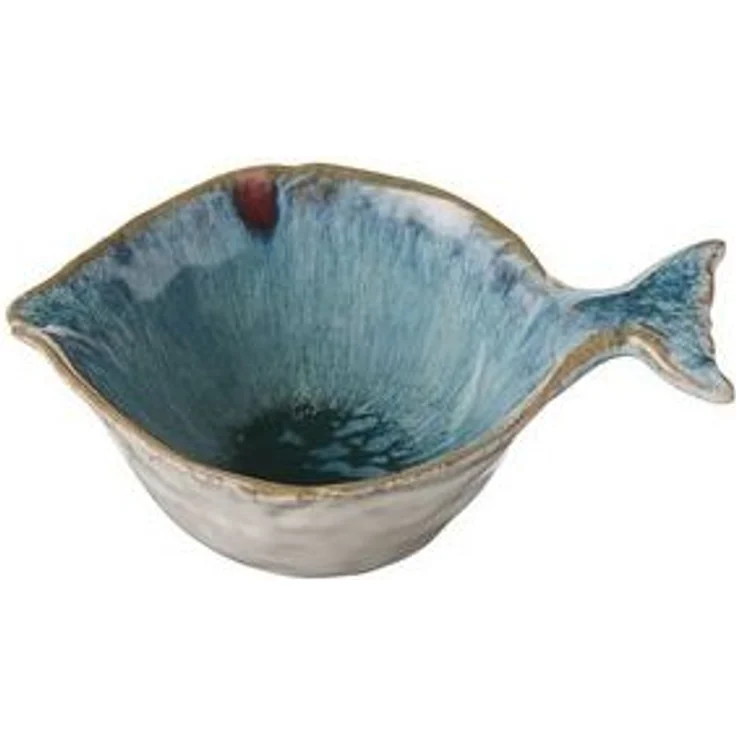 Ib Laursen - Schale Ocean Blue Fisch Fischform Klein L 11,8cm Blau 2403-83 – Bild 6