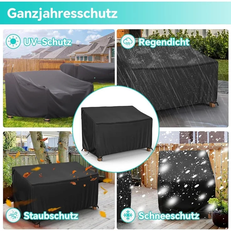 Gartenbank Abdeckung 600D Oxford Wasserdicht – Bild 5