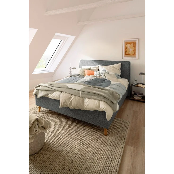 SCHÖNER WOHNEN-Kollektion Wendebettwäsche Pebble, Renforcé, 2 teilig, aus reiner Baumwolle und kleinem Stehsaum – Bild 4