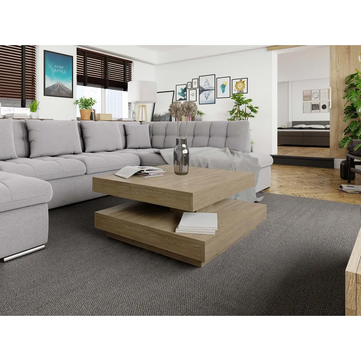 Couchtisch Luriso (Farbe: Eiche Cremona Torro) – Bild 4