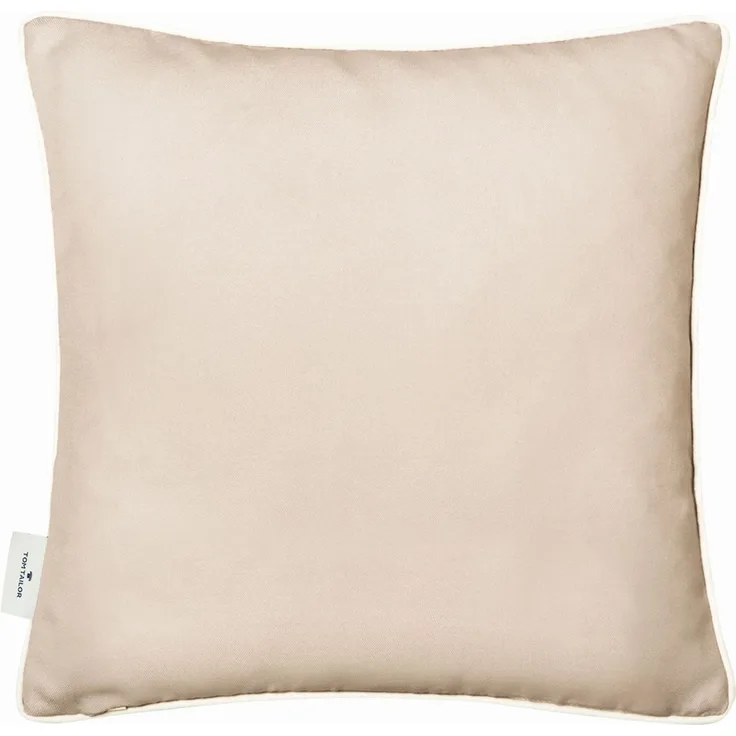 Tom Tailor Zierkissenhülle Dove Signature sand 40x40cm