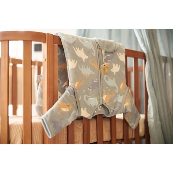Jollein Schlafsack Baby - Roarsome - 110 cm - Baumwolle - 2.0 bis 3.0 TOG - Abnehmbare Ärmel - Oeko-TEX Zertifiziert - Baby Schlafsack - Dino Print – Bild 7