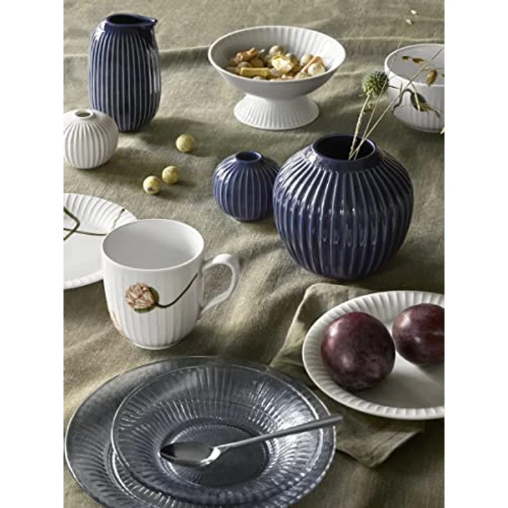Kähler Hammershøi Vase 25 cm anthracite – Bild 8
