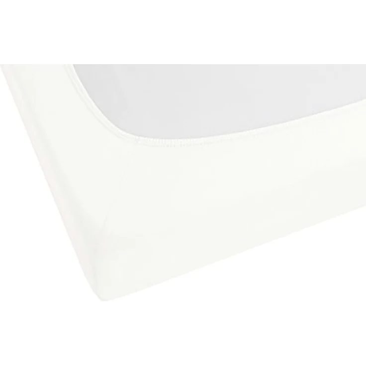Castell Jersey-Stretch-Spannbetttuch 0077113, weiß, 1x 70x140 cm – Bild 4