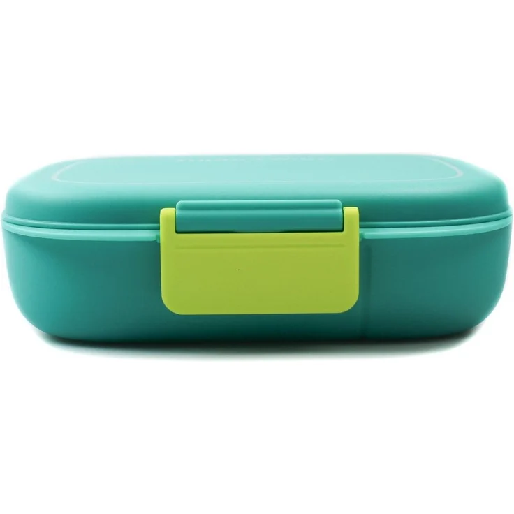 TUPPERWARE Lunchbox Lunch-Box türkis limette mit Trennung – Bild 1