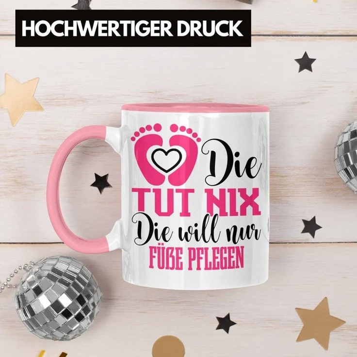 Trendation Tasse Lustige Tasse für Fußpflegerinnen Geschenk für Fußpflege – Bild 3
