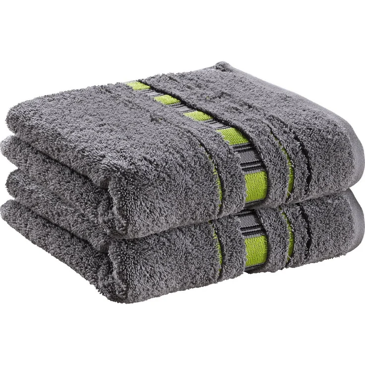 Erwin Müller Handtuch Handtuch "Achern" 2er-Pack, Frottier (2-St), Walk-Frottier Uni – Bild 5