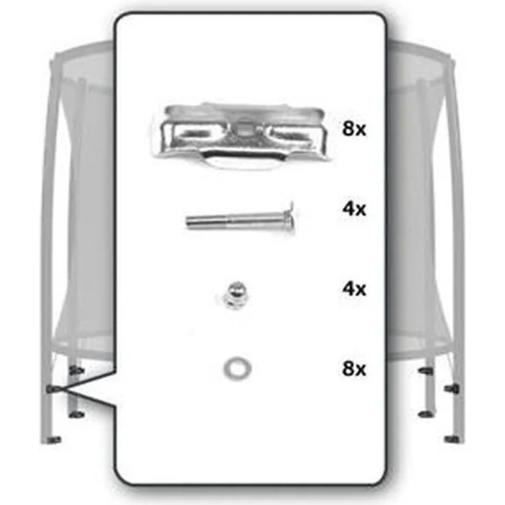 BERG Trampolin Montageset für Sicherheitsnetz Standard ERSATZTEIL