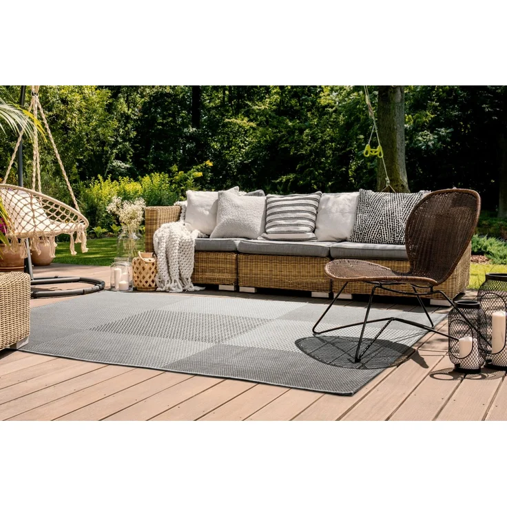andiamo Teppich Arizona 160 x 230 cm, Synthetikfaser, Grau – Bild 3