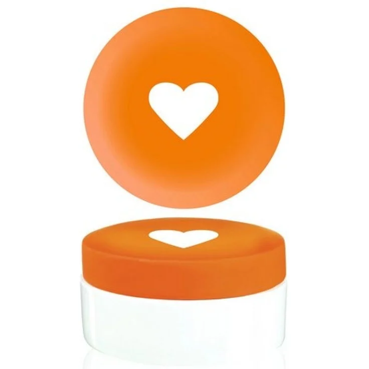 ASA SELECTION Vorratsdose beauty for you Dose Herz orange 10cm, Porzellan – Bild 4