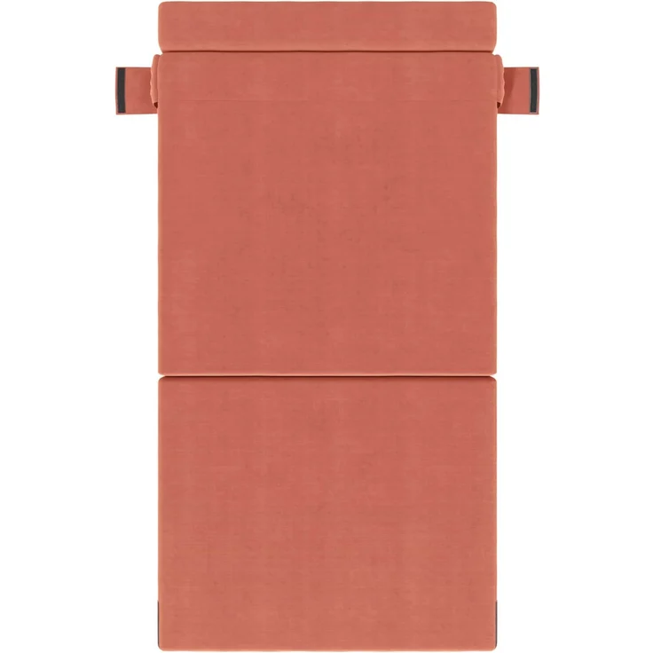 vidaXL Klappsofa Bett Rot-Orange 190 x 100 x 15 cm Cordstoff 900118 – Bild 2