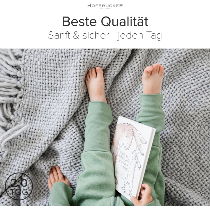 Hofbrucker Baby Schlafsack mit Füßen MILO – Bild 12