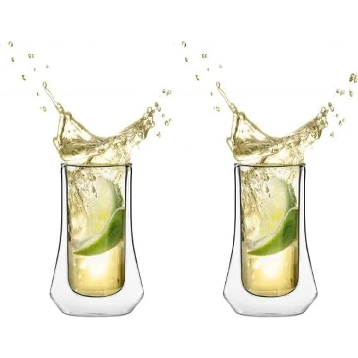 Vialli Design 2 Shotgläser Doppelwand Soho 60 ml 8913