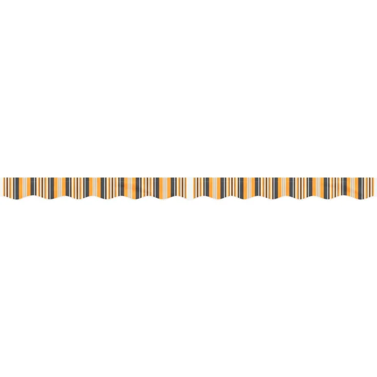 vidaXL Markisenvolant Gelb und Grau Gestreift 3 m 367810 – Bild 3