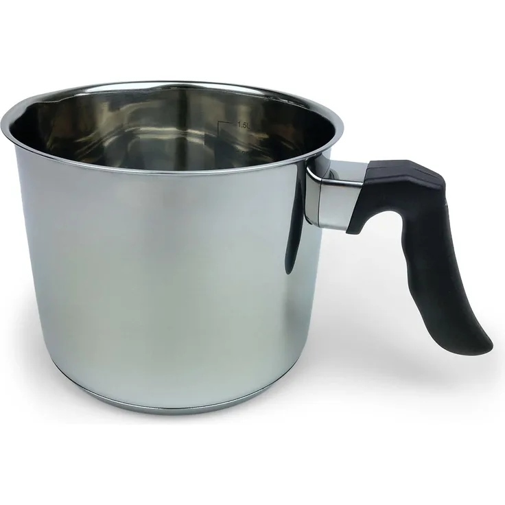 EDELSTAHL Milchkochtopf Kochtopf Milchtopf Topf Kuvertüre SYLT 1,5L