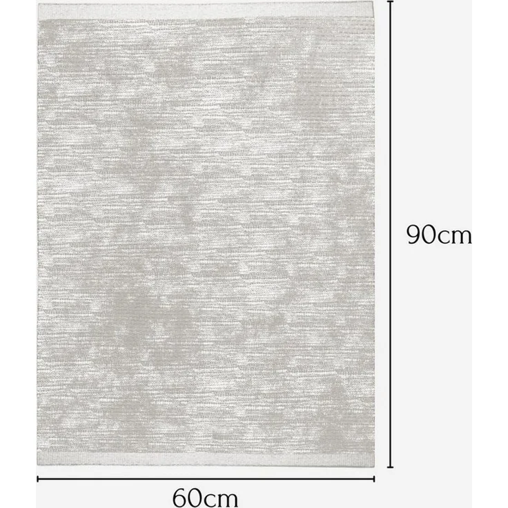 Wohnando Teppich MY-RUG WoolHeaven, Handgewebter Wollteppich, 90x60 cm, Rechteckig, Höhe: 10 mm, aus gewalkter Schurwolle, Wendbar, Naturprodukt – Bild 2