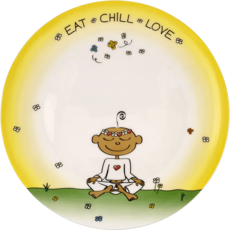 Goebel Der kleine Yogi® Wohnaccessoires KY FB TE Eat Chill Love 23 54103031