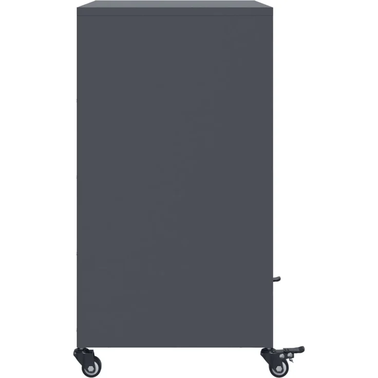 vidaXL Sideboard Anthrazit 68x39x72 cm Stahl 846658 – Bild 6