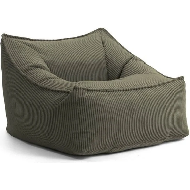 mokebo Sitzsack Der Lümmel (aus Cordstoff), gemütlicher Cordsessel oder Armlehnensessel in Grün – Bild 4