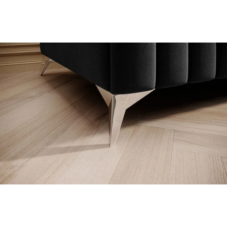 Polsterhocker Designerhocker Hocker ELENI Stoff Monolith Graphit – Bild 4