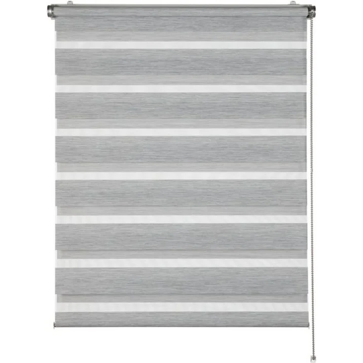 Doppelrollo Tilda, SCHÖNER WOHNEN-Kollektion, transparent, mit Bohren/ohne Bohren, freihängend, Klemmfix, geklemmt, silberne oder weiße Rollo-Technik – Bild 4