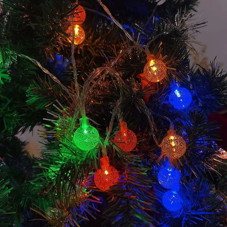 ABC LED-Lichterkette mit Sternmotiv, 10 m, für Innen- und Außenbereich – Bild 3