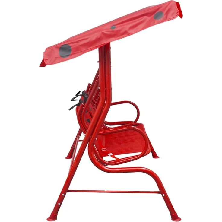 vidaXL Kinder-Hollywoodschaukel Rot 41840 – Bild 2
