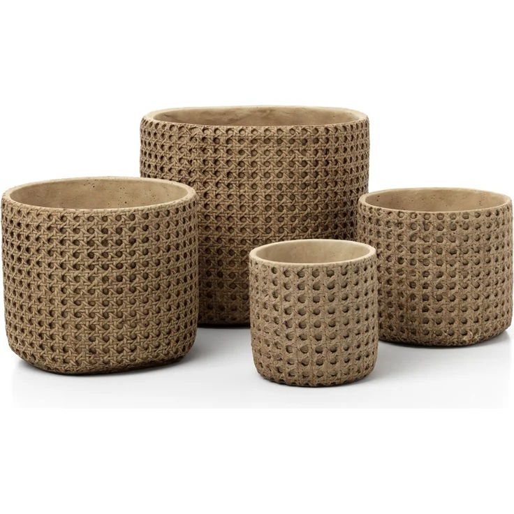 Der RattanRock Pflanzkübel - Natur - S – Bild 4