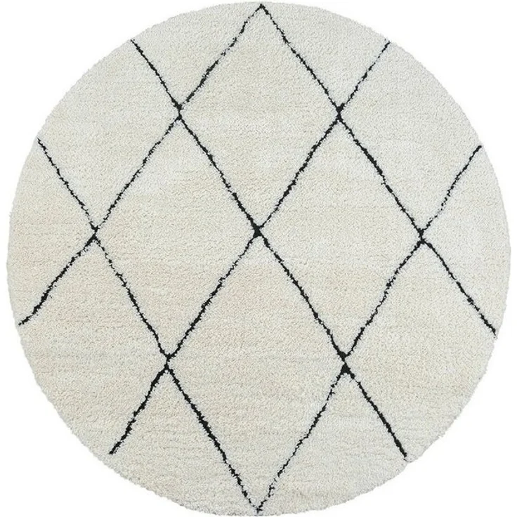 the carpet Teppich Bahar Shaggy, rund, Höhe: 30 mm, Shaggy eleganter Wohnzimmer Teppich Hochflor – Bild 3