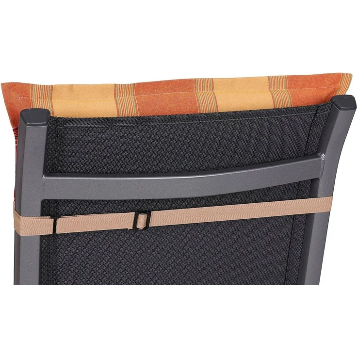 GO-DE Liegenauflage 190 x 60 x 8 cm rot kariert Auflage Polster Kissen Rollliege – Bild 2