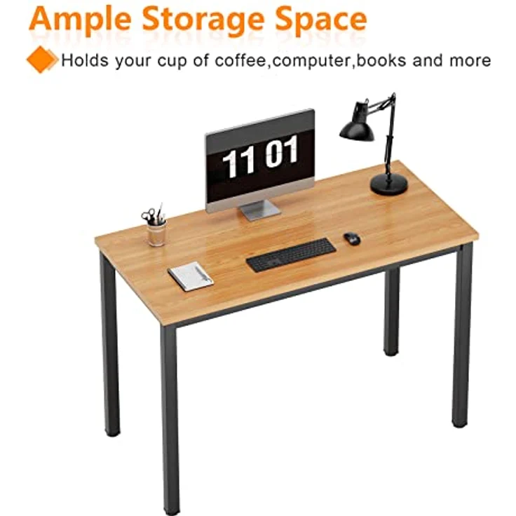SogesHome Computertisch PC Schreibtisch 80 x 40 x 75 cm Büro Workstation für Home Office Verwenden Schreibtisch, Esstisch Konferenztisch AC3BB-8040-SH – Bild 5