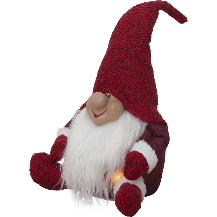 LED-Stoff-Figur 'Joylight', Santa, 4 ww LED,
