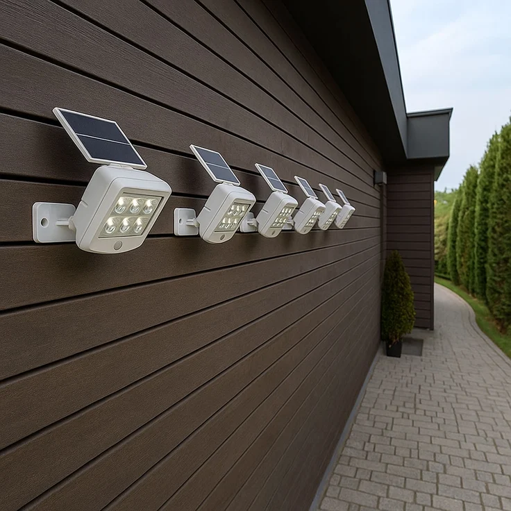 4er Set LED Solarleuchte, weiß, Bewegungsmelder, L 12,8 cm – Bild 7