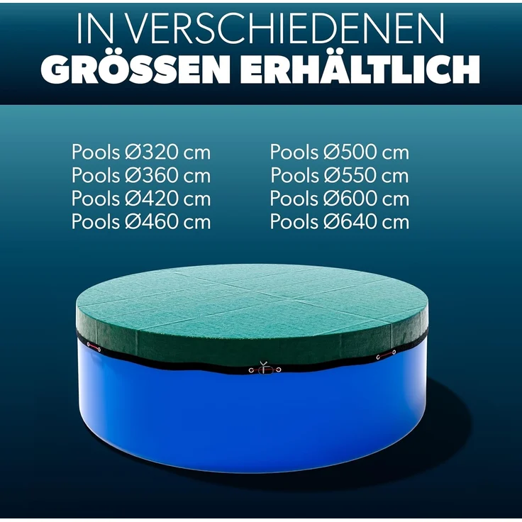 Winterplane Basic rund [Ø 500 cm | 110g/m²] – Bild 6