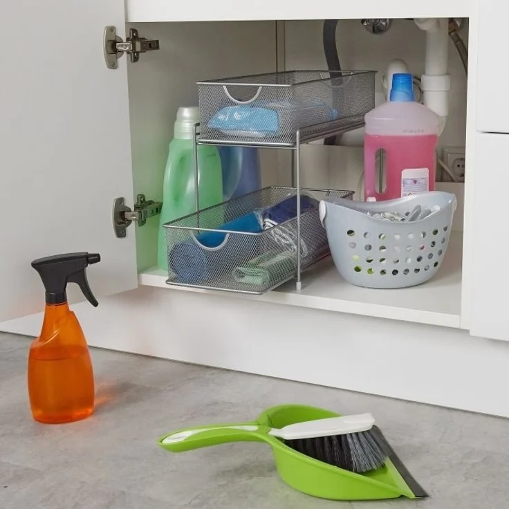 Küchen Organizer mit 2 Ausziehkörben 10047539_46 – Bild 5