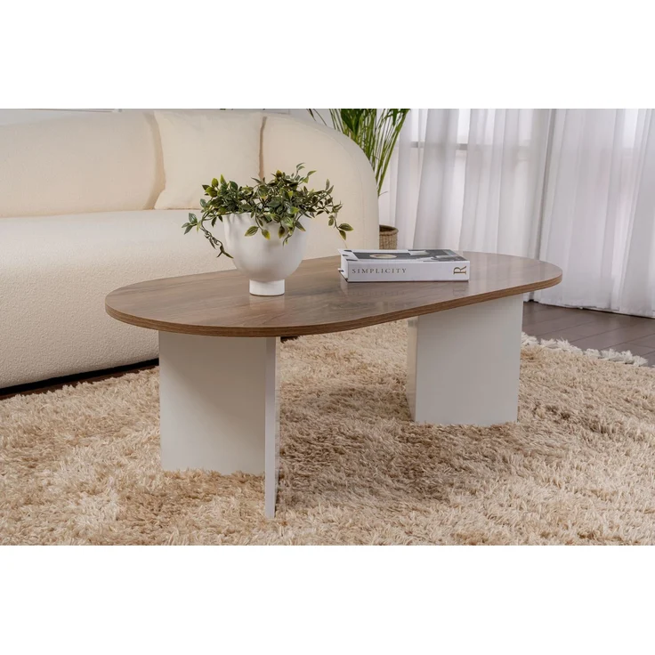 Skye Decor Couchtisch 100% MELAMINE COATED PARTICLE BOARD, 39,8 cm x 60 cm x 119 cm 909NRD11 – Bild 1
