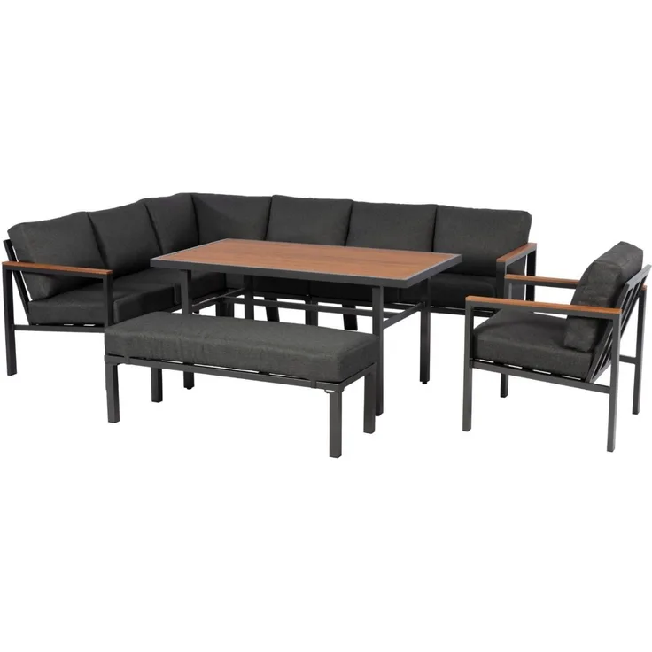 Gardissimo Alu Garten Ecklounge / Sitzgruppe "Norento"