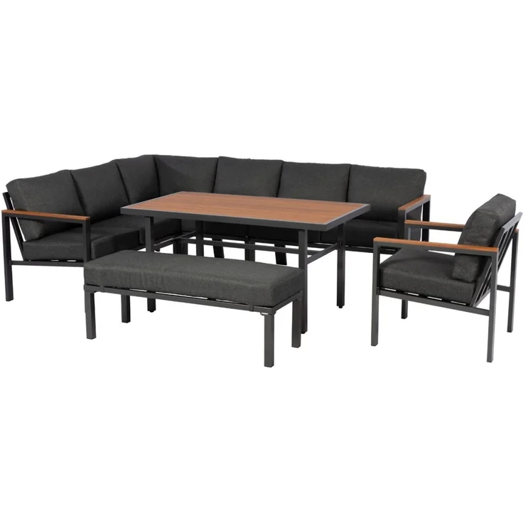 Gardissimo Alu Garten Ecklounge / Sitzgruppe "Norento" – Bild 1