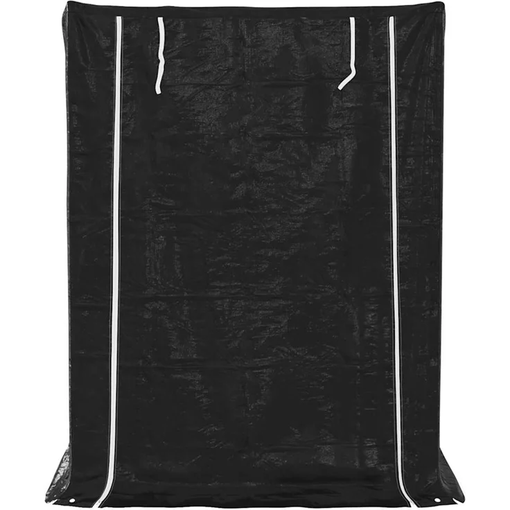 vidaXL Brennholzregal mit Regenschutz 150x100x200 cm Verzinkter Stahl 4104955 – Bild 4
