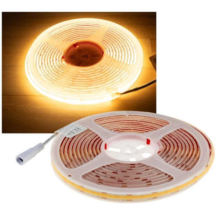 LED-Stripe "CLS-COB V2" 5m, warmweiß 12V, 48W, 4543 Lumen – Bild 2