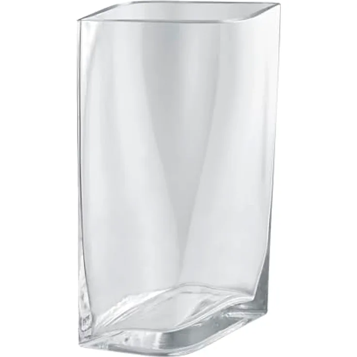 blomus Duasis Vase M, Handgefertigte klare Glasvase mit einzigartigem Design für Blumen & Dekoration