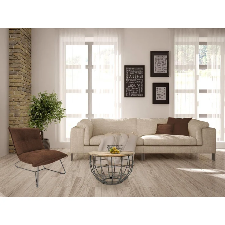 Amagohome Beistelltisch Couchtisch rund ø55/60/65/75cm Beistelltisch Industrie Style Metall Ge – Bild 3
